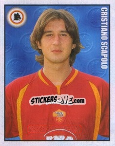 Figurina Cristiano Scapolo - Calcio 1997-1998 - Merlin