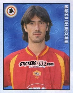 Sticker Marco Delvecchio - Calcio 1997-1998 n. 347 - Merlin