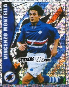 Sticker Vincenzo Montella - Calcio 1997-1998 n. 350 - Merlin
