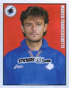 Figurina Marco Franceschetti - Calcio 1997-1998 - Merlin