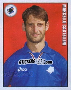 Figurina Marcello Castellini - Calcio 1997-1998 - Merlin