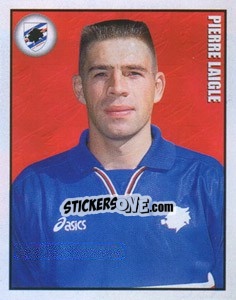 Sticker Pierre Laigle - Calcio 1997-1998 - Merlin