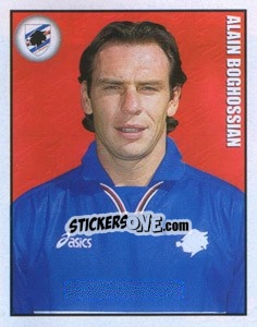 Sticker Allain Boghossian - Calcio 1997-1998 - Merlin