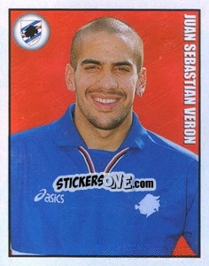 Sticker Juan Sebastian Veron - Calcio 1997-1998 n. 364 - Merlin