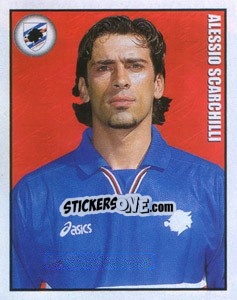 Sticker Alessio Scarchilli - Calcio 1997-1998 - Merlin