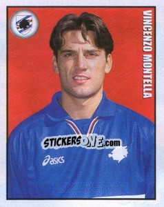 Sticker Vincenzo Montella - Calcio 1997-1998 - Merlin