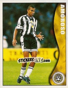 Sticker Amoroso - Calcio 1997-1998 - Merlin