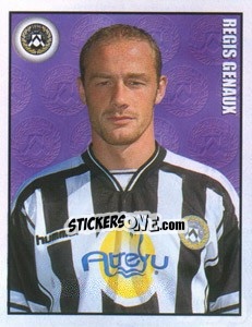Figurina Regis Genaux - Calcio 1997-1998 n. 380 - Merlin