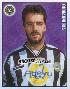 Sticker Giovanni Bia - Calcio 1997-1998 - Merlin