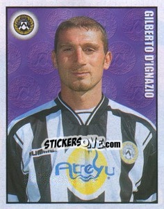 Sticker Gilberto D'Ignazio - Calcio 1997-1998 n. 383 - Merlin