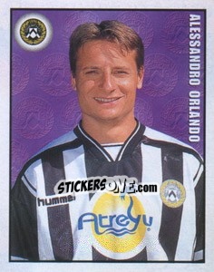 Sticker Alessandro Orlando - Calcio 1997-1998 n. 384 - Merlin