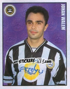 Figurina Johan Walem - Calcio 1997-1998 - Merlin