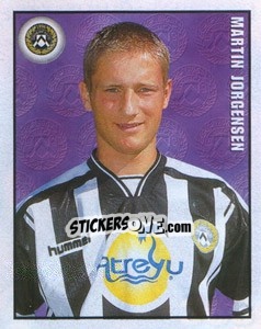 Sticker Martin Jorgensen - Calcio 1997-1998 n. 388 - Merlin