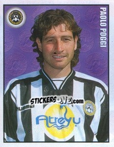 Figurina Paolo Poggi - Calcio 1997-1998 - Merlin