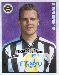 Figurina Oliver Bierhoff - Calcio 1997-1998 - Merlin