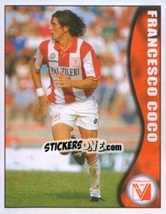 Sticker Francesco Coco - Calcio 1997-1998 n. 395 - Merlin
