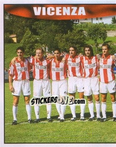Figurina Vicenza team (left) - Calcio 1997-1998 - Merlin