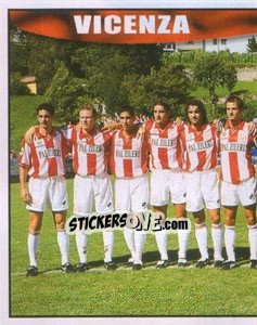 Sticker Vicenza team (left) - Calcio 1997-1998 n. 397 - Merlin