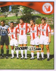 Sticker Vicenza team (right) - Calcio 1997-1998 n. 398 - Merlin