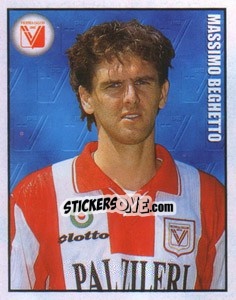Sticker Massimo Beghetto - Calcio 1997-1998 - Merlin
