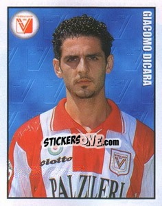 Figurina Giacomo Dicara - Calcio 1997-1998 - Merlin