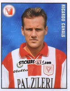 Sticker Ricardo Canals - Calcio 1997-1998 n. 405 - Merlin