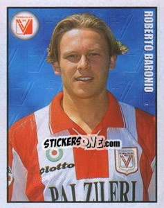 Sticker Roberto Baronio - Calcio 1997-1998 - Merlin