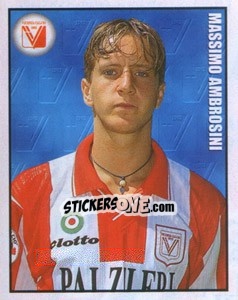 Sticker Massimo Ambrosini - Calcio 1997-1998 n. 411 - Merlin
