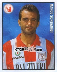 Figurina Marco Schenardi - Calcio 1997-1998 - Merlin