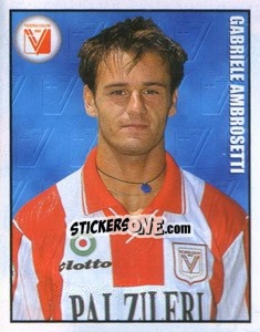 Figurina Gabriele Ambrosetti - Calcio 1997-1998 - Merlin