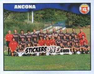 Cromo Ancona team - Calcio 1997-1998 - Merlin