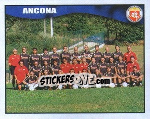 Sticker Ancona team - Calcio 1997-1998 n. 418 - Merlin