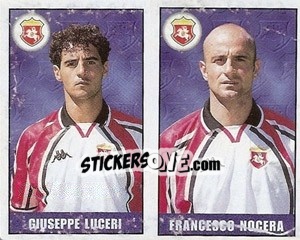 Sticker Luceri / Nocera - Calcio 1997-1998 n. 420 - Merlin