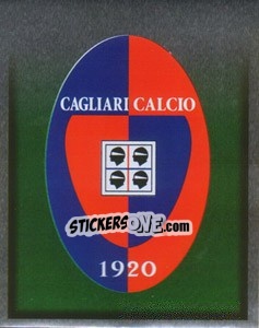 Sticker Cagliari emblem - Calcio 1997-1998 - Merlin