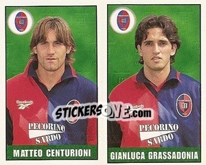Sticker Centurioni / Grassadonia - Calcio 1997-1998 n. 428 - Merlin