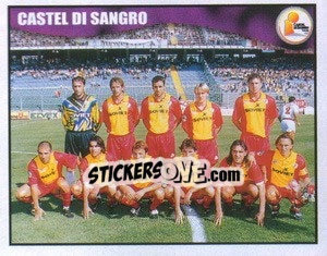 Cromo Castel Di Sangro team - Calcio 1997-1998 - Merlin