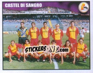 Sticker Castel Di Sangro team - Calcio 1997-1998 n. 434 - Merlin
