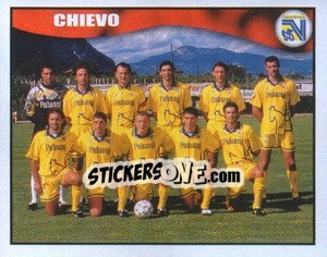 Cromo Chievo team - Calcio 1997-1998 - Merlin
