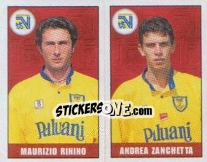Sticker Rinino / Zanchetta - Calcio 1997-1998 n. 448 - Merlin