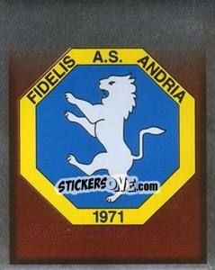 Sticker Fidelis Andria emblem - Calcio 1997-1998 n. 449 - Merlin