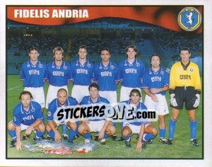 Cromo Fidelis Andria team - Calcio 1997-1998 - Merlin