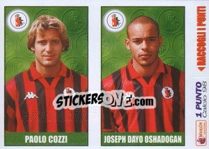 Sticker Cozzi / Oshadogan - Calcio 1997-1998 n. 460 - Merlin