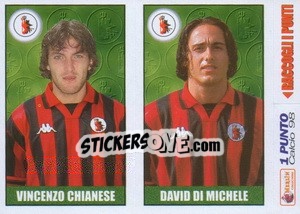 Sticker Chianese / Di Michele - Calcio 1997-1998 - Merlin