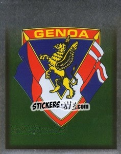 Sticker Genoa emblem - Calcio 1997-1998 n. 465 - Merlin