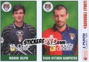 Sticker Ielpo / Giampietro - Calcio 1997-1998 - Merlin