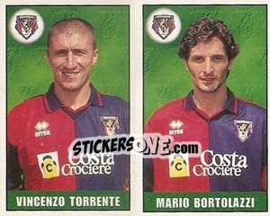 Sticker Torrente / Bortolazzi - Calcio 1997-1998 n. 469 - Merlin