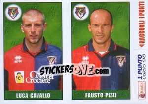 Cromo Cavaldo / Pizzi - Calcio 1997-1998 - Merlin