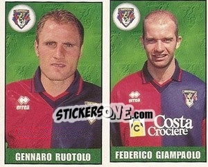 Sticker Ruotolo / Giampaolo - Calcio 1997-1998 n. 471 - Merlin