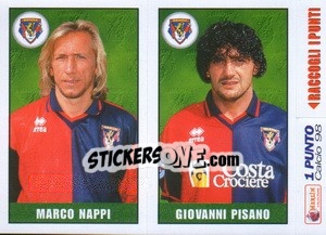 Sticker Nappi / Pisano - Calcio 1997-1998 - Merlin