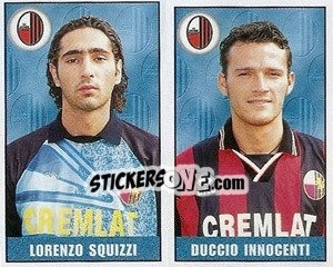 Sticker Squizzi / Innocenti - Calcio 1997-1998 - Merlin